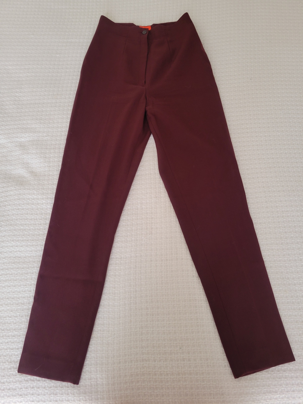 Christian Lacroix Wine Red Taylored Dress Pants